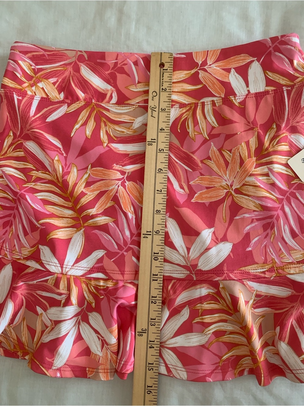 Tommy Bahama Everyday Active Pink Tropical Skort Matching Visor Set S NWT - Picture 7 of 12
